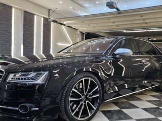 2013 Audi A8 Long III (D4) Рестайлинг, чёрный, 3000000 рублей, вид 1