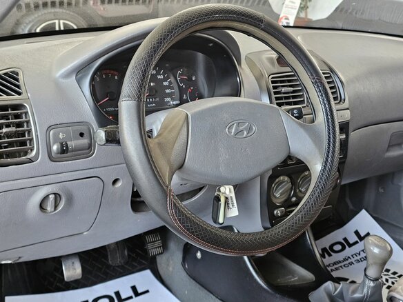 2006 Hyundai Accent ТагАЗ II, серый, 285000 рублей - вид 10