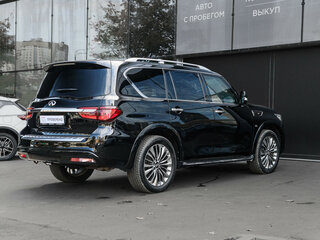 2019 Infiniti QX80 I Рестайлинг 2, чёрный, 5690000 рублей, вид 4