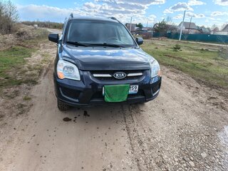 2009 Kia Sportage II Рестайлинг, чёрный, 824000 рублей, вид 1