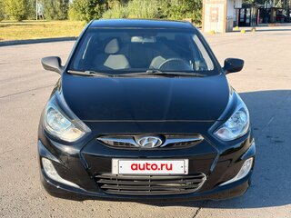 2014 Hyundai Solaris I, чёрный, 870000 рублей, вид 1