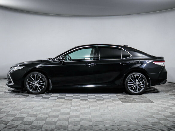 2021 Toyota Camry VIII (XV70) Рестайлинг, чёрный, 3175000 рублей - вид 7
