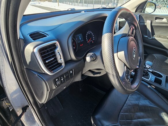 2018 Kia Sportage IV Рестайлинг, синий, 1850000 рублей - вид 9