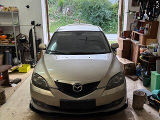 2007 Mazda 3 I (BK) Рестайлинг, золотистый, 600000 рублей, вид 4