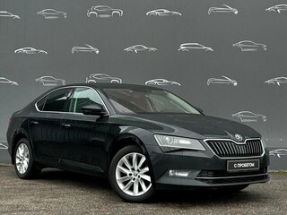 2017 Skoda Superb III, чёрный, 1567800 рублей, вид 3