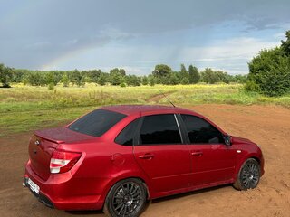 2013 Lada (ВАЗ) Granta Sport I, красный, 490000 рублей, вид 4