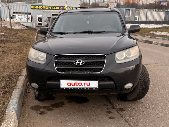 2006 Hyundai Santa Fe II, чёрный, 900000 рублей - вид 2