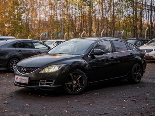 2008 Mazda 6 II (GH), чёрный, 611000 рублей, вид 1