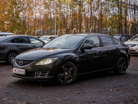 2008 Mazda 6 II (GH), чёрный, 590000 рублей, вид 1