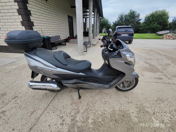 2008 Suzuki Burgman (SkyWave) 400, серый, 270000 рублей - вид 5