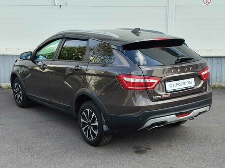 2022 Lada (ВАЗ) Vesta SW Cross I, коричневый, 1110000 рублей, вид 4