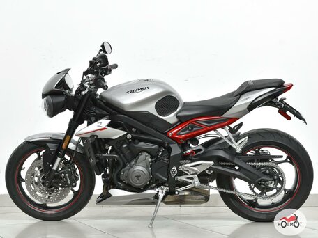 2017 Triumph Street Triple, серый, 619000 рублей, вид 4