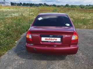 2004 Hyundai Accent ТагАЗ II, красный, 325000 рублей, вид 4