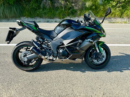 2023 Kawasaki Ninja 1000 SX, зелёный, 1350000 рублей, вид 2
