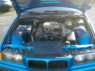 1994 BMW 3 серии 318i III (E36), синий, 1150000 рублей, вид 3