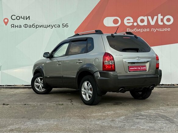 2008 Hyundai Tucson I, серебристый - вид 3