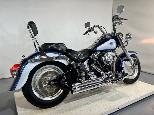 1999 Harley-Davidson Fat Boy, синий, 780000 рублей - вид 7