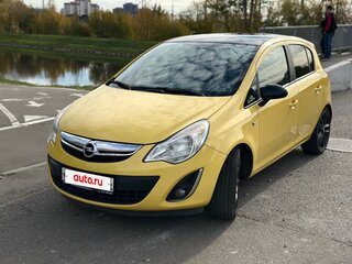 2012 Opel Corsa D Рестайлинг II, жёлтый, 650000 рублей, вид 2