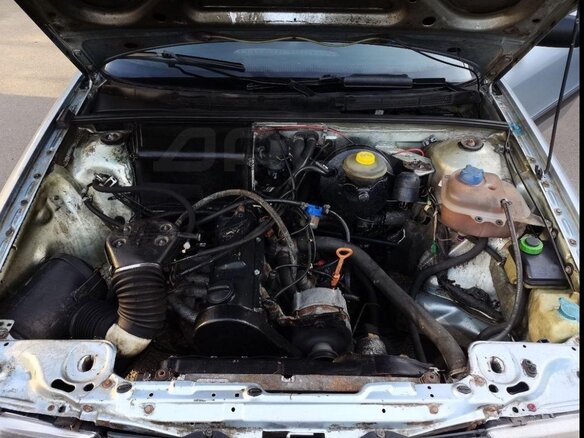 1990 Audi 80 IV (B3), синий, 110000 рублей - вид 8