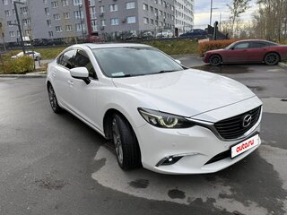 2018 Mazda 6 III (GJ) Рестайлинг, белый, 2300000 рублей, вид 3