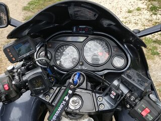 1996 Kawasaki ZZR 400, синий, 205000 рублей, вид 3