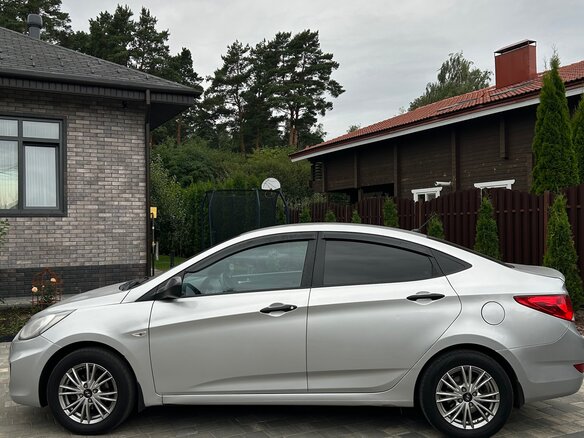 2013 Hyundai Solaris I, серебристый - вид 7