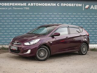 2011 Hyundai Solaris I, фиолетовый, 659000 рублей, вид 1