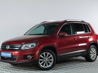 2011 Volkswagen Tiguan I Рестайлинг, красный, 1279000 рублей, вид 3
