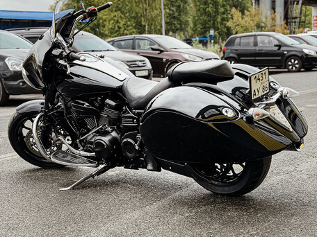2011 Yamaha XV 1900, чёрный, 900000 рублей, вид 2