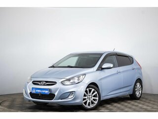 2012 Hyundai Solaris I, голубой, 849000 рублей, вид 3