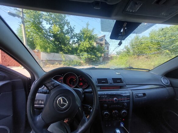 2008 Mazda 3 4-speed I (BK) Рестайлинг, чёрный, 350000 рублей - вид 5