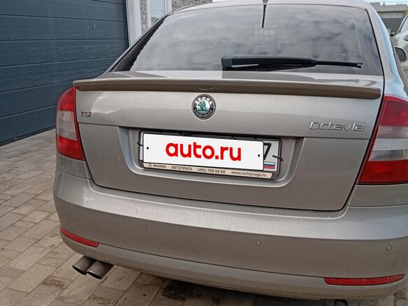 2012 Skoda Octavia II (A5) Рестайлинг, бежевый - вид 3