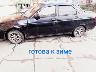 2008 Lada (ВАЗ) Priora I, чёрный, 185000 рублей, вид 4