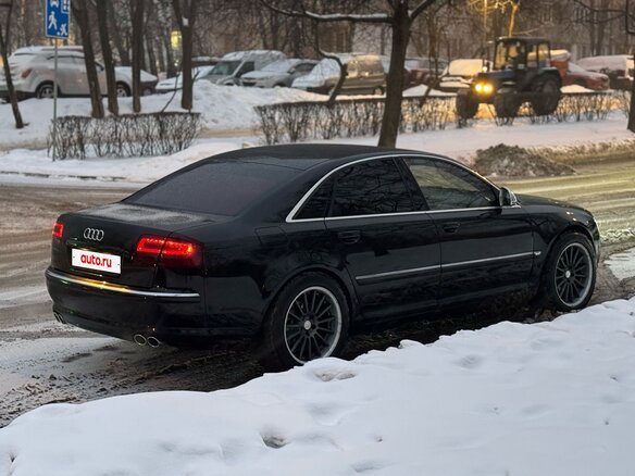 2005 Audi A8 II (D3) Рестайлинг, чёрный, 1350000 рублей - вид 2