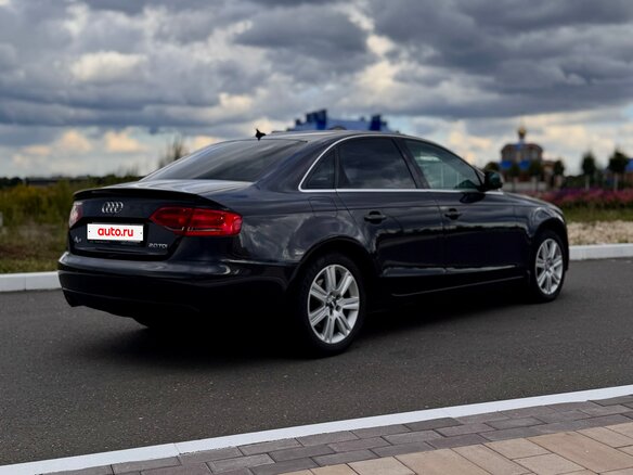 2008 Audi A4 IV (B8), чёрный - вид 4
