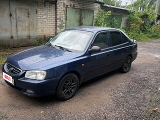 2008 Hyundai Accent ТагАЗ II, синий, 315000 рублей, вид 1