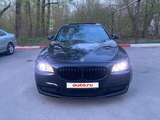 2009 BMW 7 серии Long 750Li xDrive V (F01/F02/F04), синий, 1700000 рублей, вид 2