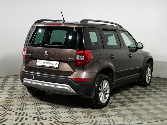 2014 Skoda Yeti I Рестайлинг, коричневый, 919777 рублей - вид 4