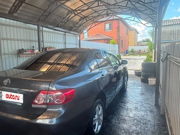 2011 Toyota Corolla X (E140, E150) Рестайлинг, чёрный, 1300000 рублей - вид 6