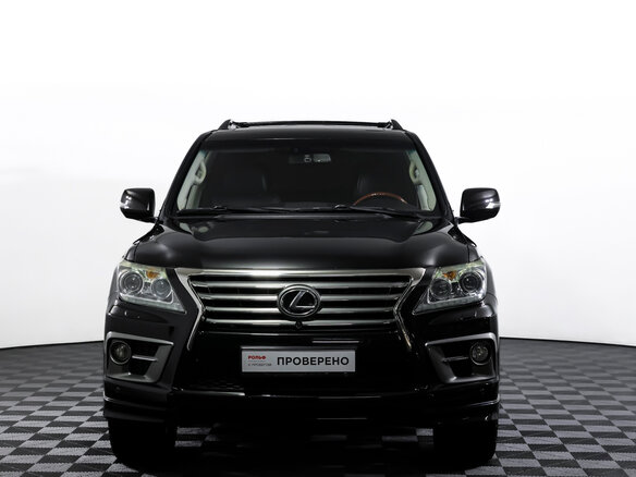 2012 Lexus LX 570 III Рестайлинг, чёрный, 4300000 рублей - вид 1