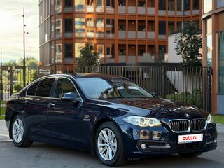 2016 BMW 5 серии 520i VI (F10/F11/F07) Рестайлинг, синий, 2400000 рублей, вид 4