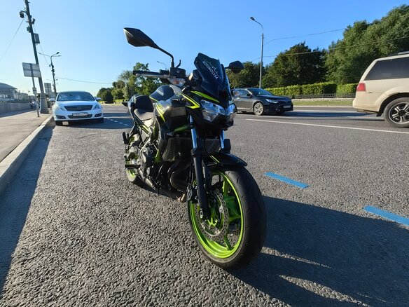 2021 Kawasaki Z 650, зелёный, 700000 рублей - вид 7