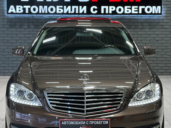 2012 Mercedes-Benz S-Класс 350 V (W221) Рестайлинг, коричневый - вид 2