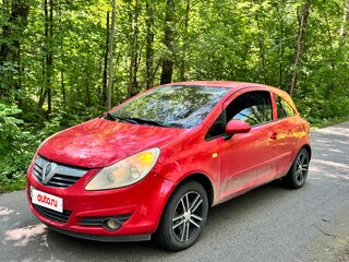2007 Opel Corsa D, красный, 190000 рублей, вид 1