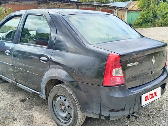 2012 Renault Logan I Рестайлинг, чёрный, 195000 рублей - вид 4