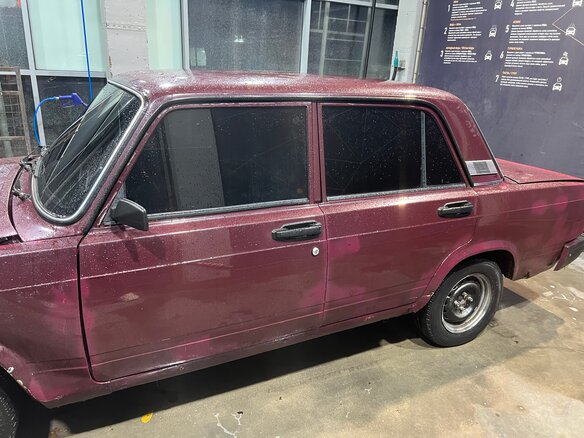2007 Lada (ВАЗ) 2107, пурпурный, 95000 рублей - вид 7
