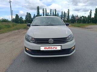 2015 Volkswagen Polo V Рестайлинг, белый, 880000 рублей, вид 2