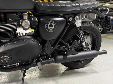 2019 Triumph Bonneville T120, чёрный, 1650000 рублей, вид 5