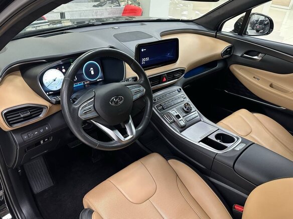2021 Hyundai Santa Fe IV Рестайлинг, чёрный - вид 10