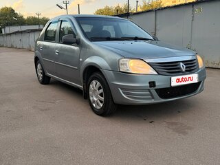 2011 Renault Logan I Рестайлинг, синий, 210000 рублей, вид 2